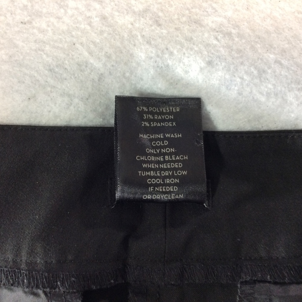 Ann Taylor Elegant Black Trousers size 8P gently used #332 - Picture 3 of 8